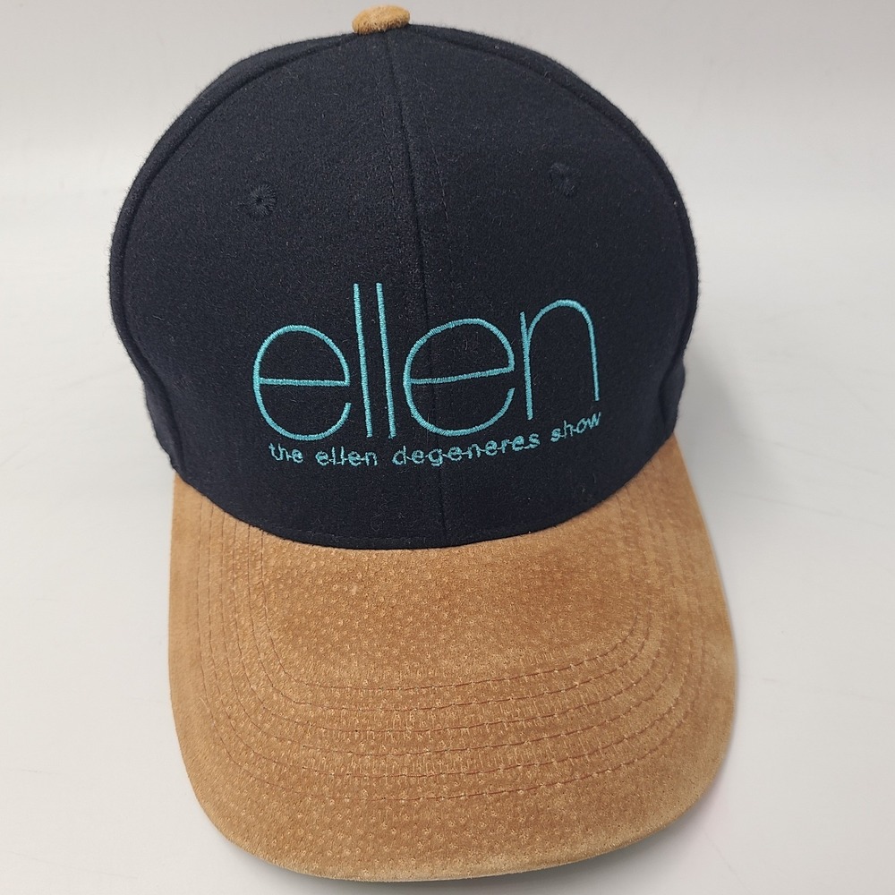 Vintage Ellen Degeneres Show Hat Adjustable Strapback Television TV Wool Blend